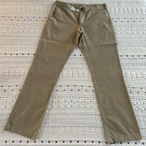 Express Tan Chinos Classic Straight-Leg (32x32)